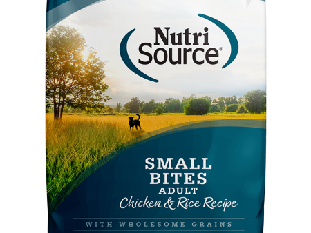 NutriSource® Adult Small Bites Chicken & Rice Recipe Dry Dog Food Online Hot Sale