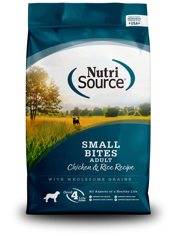 NutriSource® Adult Small Bites Chicken & Rice Recipe Dry Dog Food Online Hot Sale