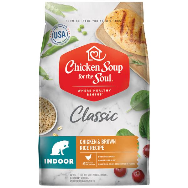 Chicken Soup For The Soul Indoor Recipe with Chicken & Brown Dry Cat Food Online