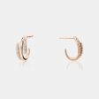 Diamond and Gold Crawler Earrings Hot on Sale