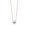 Diamond Cut-Out Lashes Evil Eye Necklace Cheap