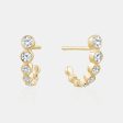 Graduated Diamond Bezel Set Studs Hot on Sale