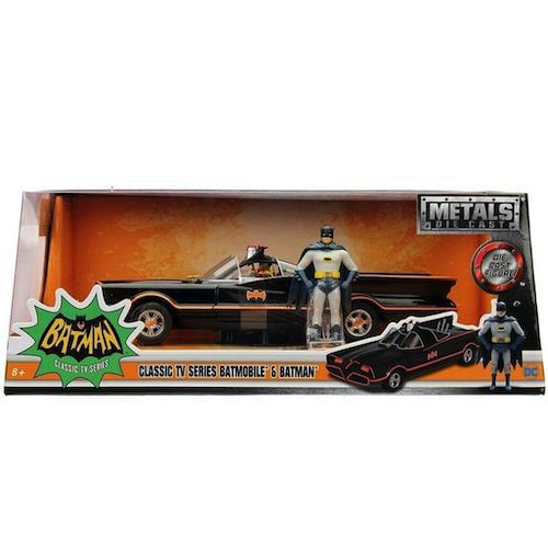 Classic TV Series Batmobile with Batman and Robin 1 24 Diecast Discount