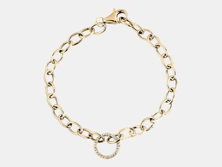 Diamond Accent Link Chain Bracelet Online Hot Sale