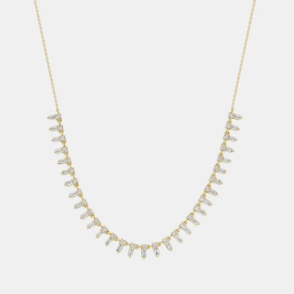 Mini Baguette Necklace Online now