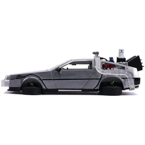 Delorean Hover Mode Back To The Future II Diecast Vehicle with Lights 1:24 Scale Cheap