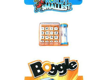 World’s Smallest Boggle Game For Cheap