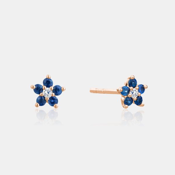 Gemstone Bloom Studs Discount