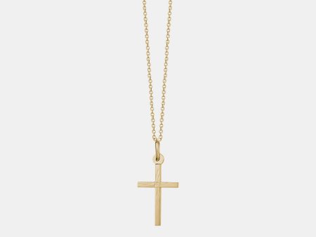 Textured Cross Necklace Online Hot Sale