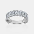 3 4 White Topaz Ring Fashion