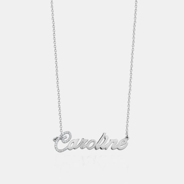 Diamond Accent Name Necklace Online Hot Sale