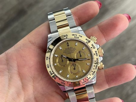 Rolex Daytona Two Tone with Champagne Dial 1116503 Cheap