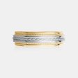 10K Rope Detail Wedding Band For Discount