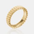 Stackable Fluted Ring Online Hot Sale