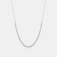 Graduated Bezel Set Diamond Necklace Online