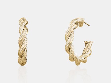 Chunky Twisted Hoops For Discount