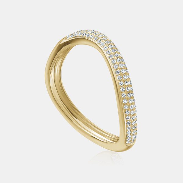 Diamond Wave Ring Online Sale