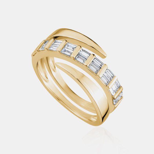 Diamond Baguette Claw Ring Sale