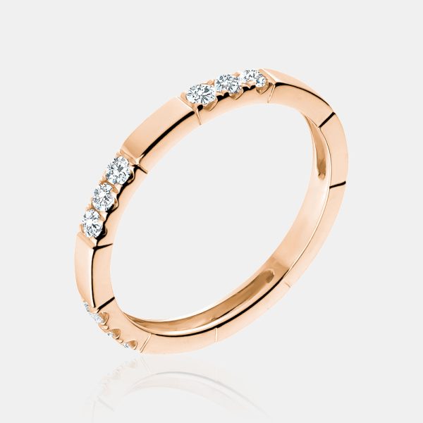 Stackable Diamond Pattern Ring Online Hot Sale