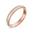 14K Classic Rounded Milgrain Edge Wedding Band Sale