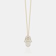 Diamond Hamsa Necklace Supply