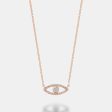 Pavé Evil Eye Necklace Online now