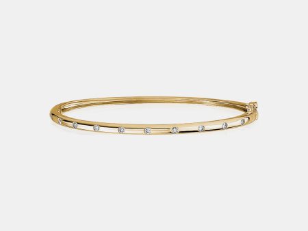 Inlay Diamond Bangle Cheap