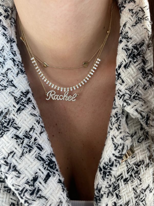 Mini Baguette Necklace Online now