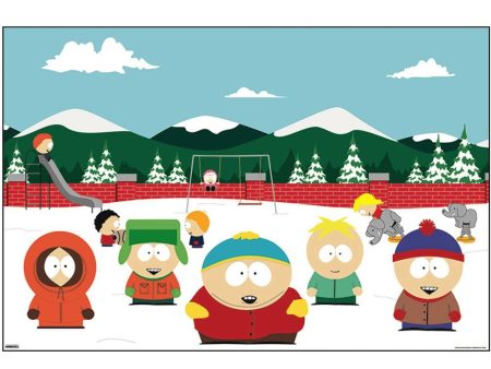 128 DISPLAY - South Park Playground Poster 24x36 PE Supply