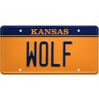 Planes, Trains, & Automobiles Doobby s Taxiola  WOLF  Metal Stamped Replica Prop License Plate Cheap