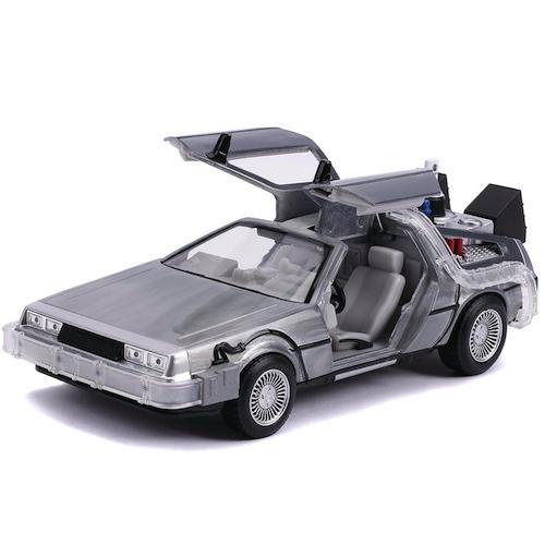 Delorean Hover Mode Back To The Future II Diecast Vehicle with Lights 1:24 Scale Cheap