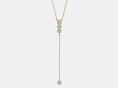 Graduated Diamond Lariat Necklace Supply