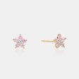 Gemstone Bloom Studs Discount