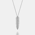 Dangling Leaf Statement Necklace Online Sale