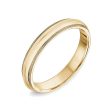 14K Classic Rounded Milgrain Edge Wedding Band Sale