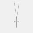 Diamond Arrow Cross Necklace Hot on Sale