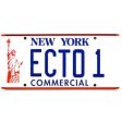 Ghostbusters Ectomobile ECTO 1 Metal Stamped Replica License Plate Online Hot Sale