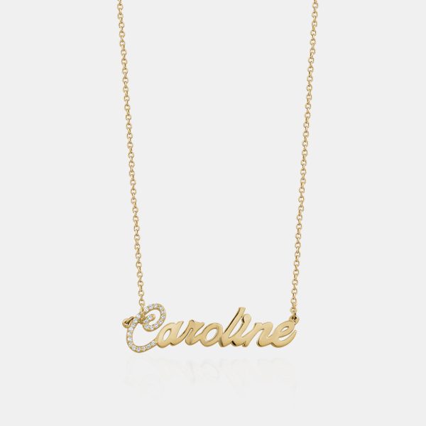 Diamond Accent Name Necklace Online Hot Sale