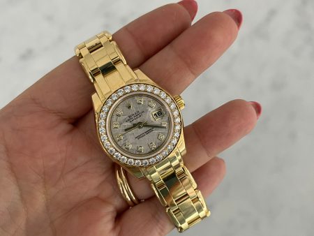 Rolex Datejust Solid 18K gold with Meteorite Dial on Sale