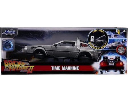 Delorean Hover Mode Back To The Future II Diecast Vehicle with Lights 1:24 Scale Cheap