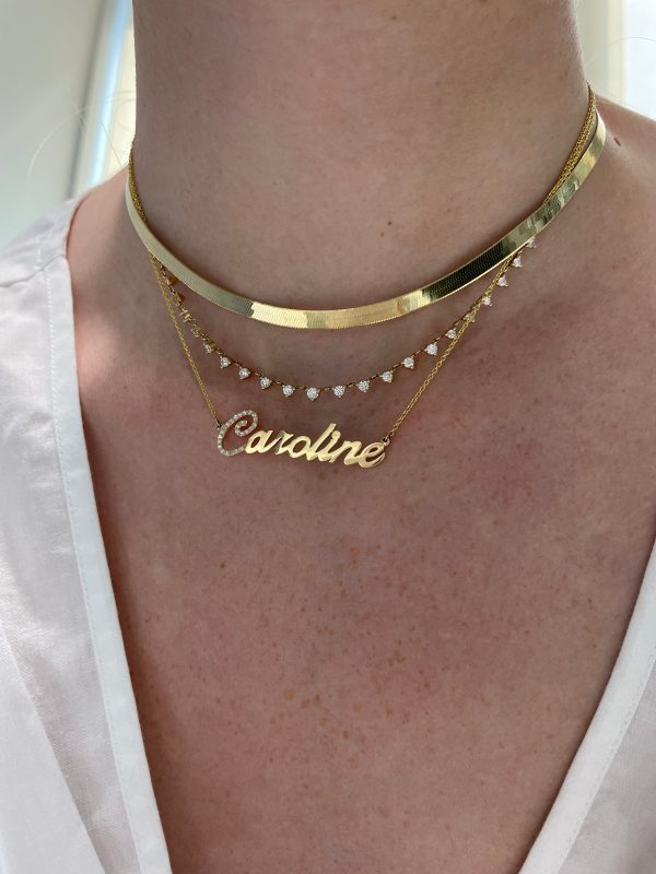 Diamond Accent Name Necklace Online Hot Sale