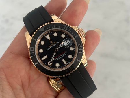 Rolex Rose Gold Yacht-Master Oyster Flex 116655 Sale