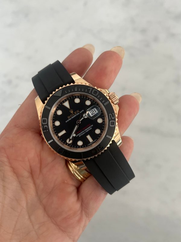 Rolex Rose Gold Yacht-Master Oyster Flex 116655 Sale