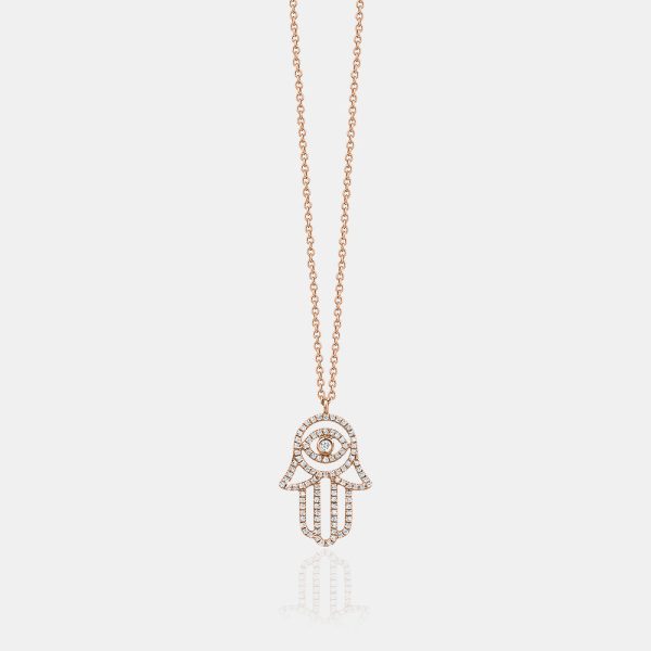 Diamond Hamsa Necklace Supply