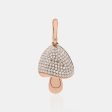 Diamond Mushroom Charm Online Hot Sale