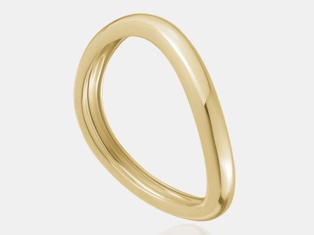 Gold Wave Ring Hot on Sale