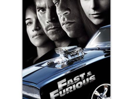 011 DISPLAY - Fast & Furious 2009 Movie Poster 24x36 MP For Sale