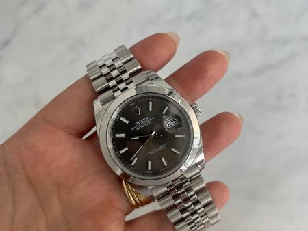 Rolex Datejust with Rhodium Dial 41MM 126300 Online now