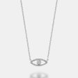 Pavé Evil Eye Necklace Online now