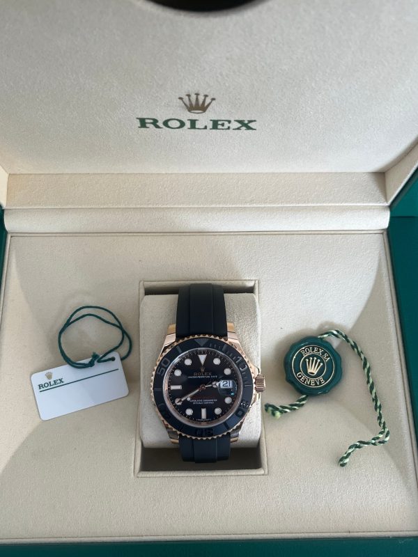 Rolex Rose Gold Yacht-Master Oyster Flex 116655 Sale